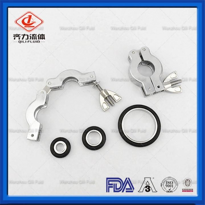 Stainless Steel Sanitary Kf Vacuum Clamp Pipe Band Clamp