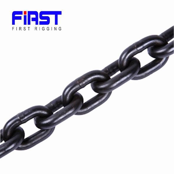 China Factory 3/8" Nacm96 USA Standard Blacken G80 Lifting Chain Grade 80 Load Chain