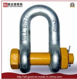 Forging Us Type G2150 Dee Type Screw Pin Bolt Shackle