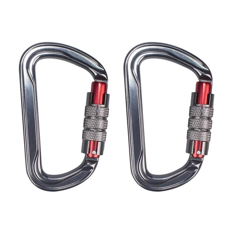 Kingslings 30kn Aluminum Carabiner 3t Twist Locking Carabiner Hook