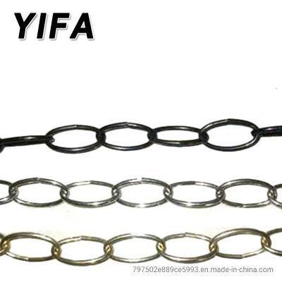 Galvanized Steel Decorator Chain Brass Link Chain