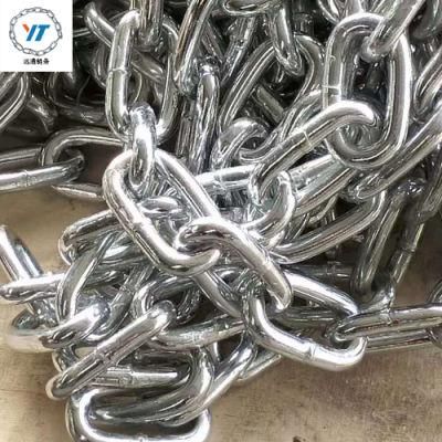 Chinese Stainless Steel Link Lifting Chain DIN763 with ISO Certification for Rigging Hardware