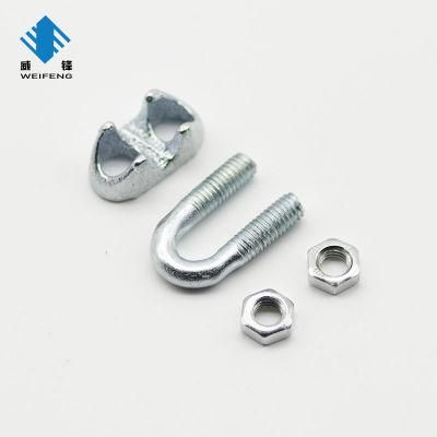 China Zinc Plated Bulk Packing Drop Forged Wire Rope Clip