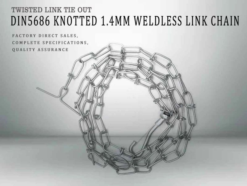 Most Demanded Product Zinc Plated Twisted Tie-out Chain
