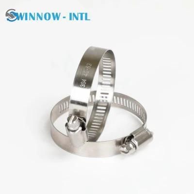 7 mm or 8.0 mm Bandwidth American Hose Clamp