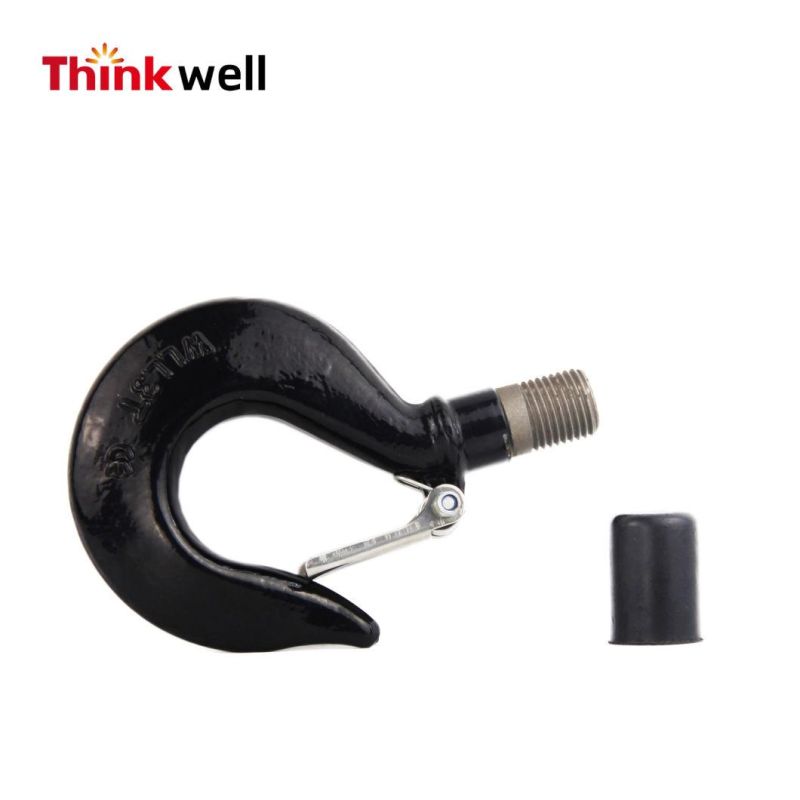 Drop Forged G70 Us Type S-319 Shank Hoist Hook Lifting Shank Hook with Latch