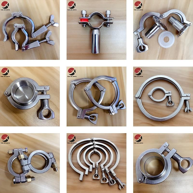 60° 316 Stainless Steel Railing Handrail Pipe Tube Connector Marine Boat Yacht Clamp - 22mm Pipe Fitting Clamps