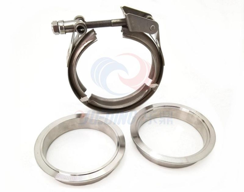 1.5"-6" Turbo Exhaust V Band Clamp with Mf Flange Kits