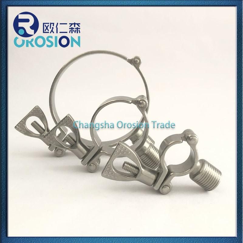 Hygienic Stainless Steel 304 Clamped Pipe Holder