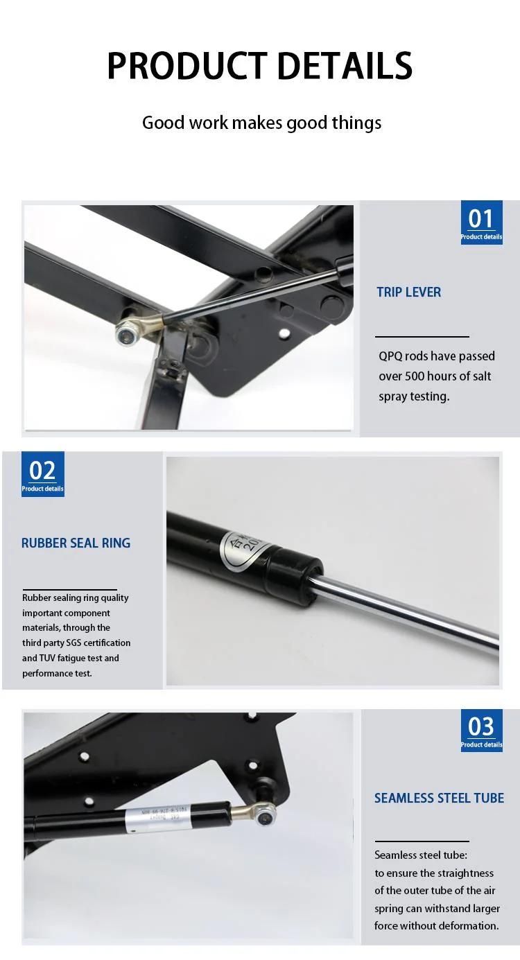 Soft Opening Gas Spring Lift Damper Support Struts for Overturn Computer Table