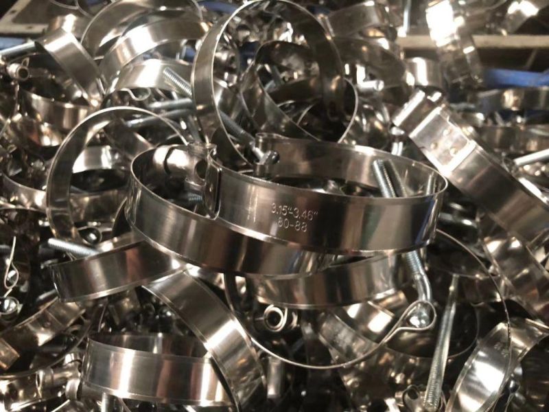 Stainless Steel Perforated V Band Exhaust Hose Clamps