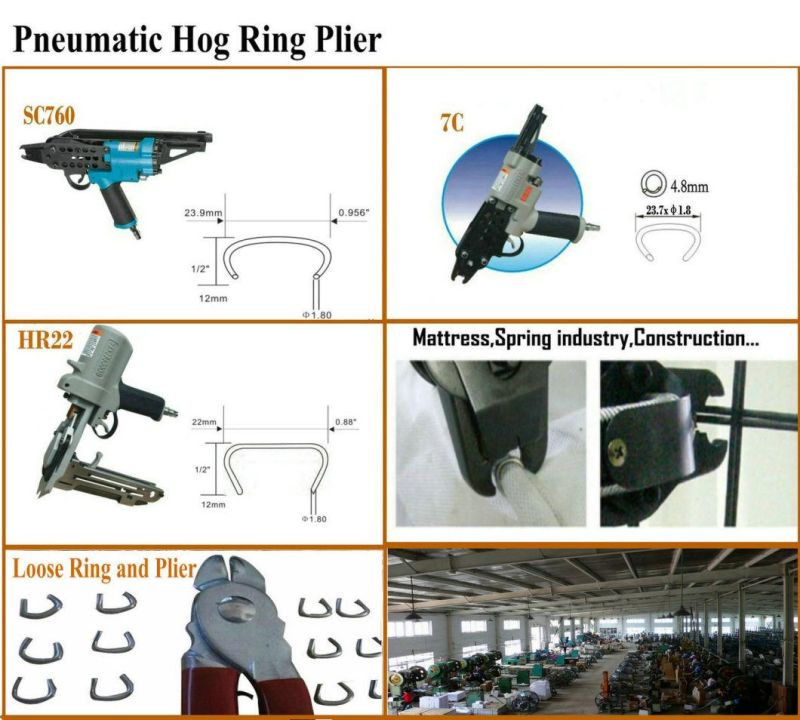 516ss100 Stainless Steel 304 Hog Ring Staples