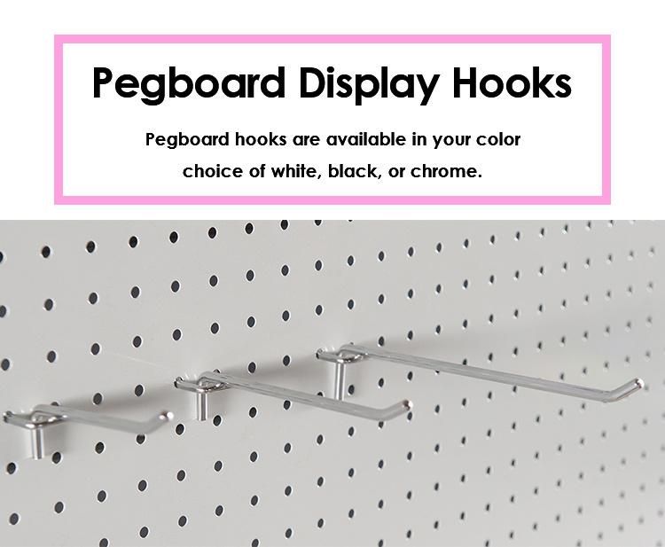 Supermarket Display Hook Pegboard Shelf