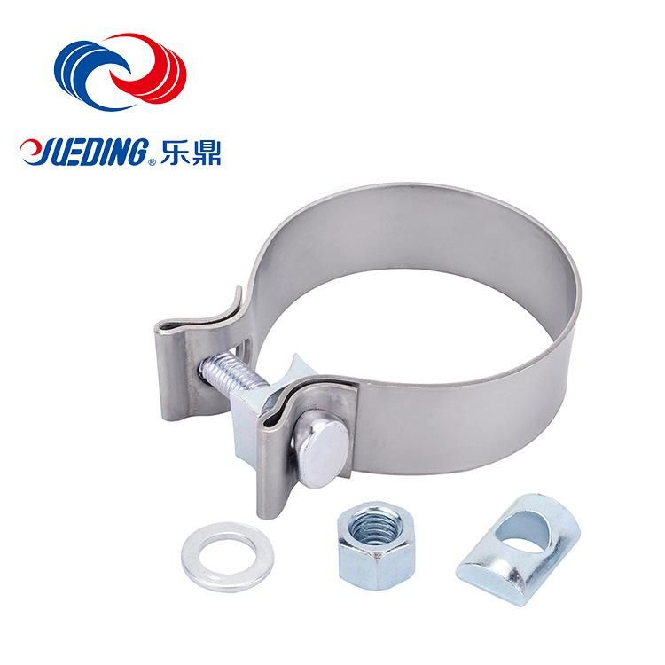 304 Stainless Steel Automobile Exhaust Tube O Shape Clamp