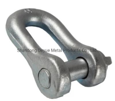 Us Type 210 Standard Shackle with Screw Collar Pin High Polished Stainless Steel 304/316 Dee Shackle Rigging Hardware Fittings