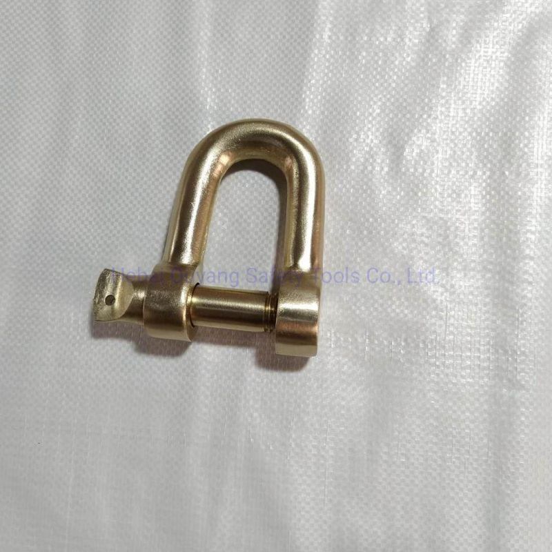 Non-Sparking Tools Shackle 1 Ton Capacity 30*40 mm Aluminum-Bronze Atex