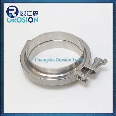 Sanitary Stainless Steel Clamp with Rocket Nut