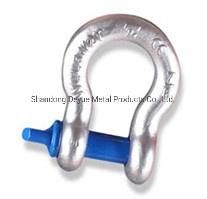 G2130 Quenched and Tempered 55t 55 Ton Drop Forged Us Type Omega Carbon Steel Anchor Bow Shackle
