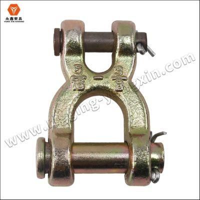 G70 Alloy Steel Drop Forged Double Clevis Link Znic Coated and Galvanized