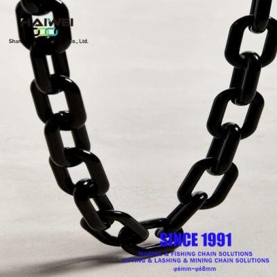 13mm 16mm Black Oxydised En818-2 Link Chain