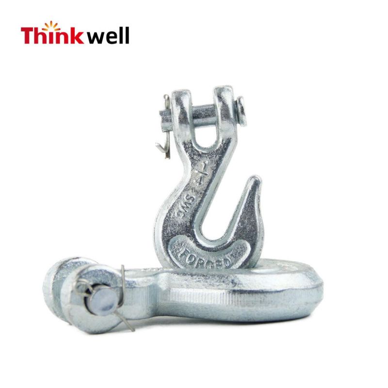 Zinc Plating G70 Forged Clevis Grab Hook for Chain