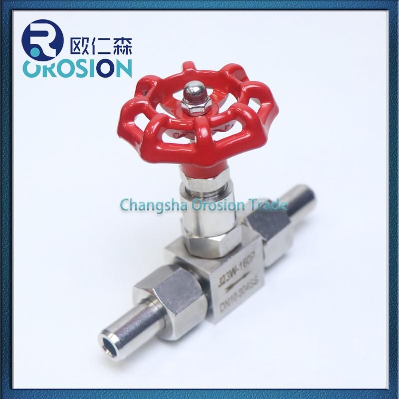 High Pressure 6000 Psi 2 Way Stainless Steel Weld Needle Valve