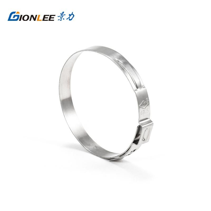 SS304 Muffler Custom Hose Clamp Stainless Exhaust Clamp