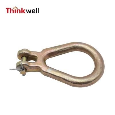 Factory Price Galvanized Forged Steel Clevis Pear Shaped Ring