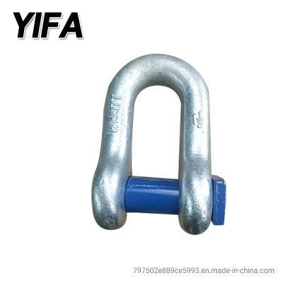 Forged Steel Galvanized European Type Square Head Trawling Shackle