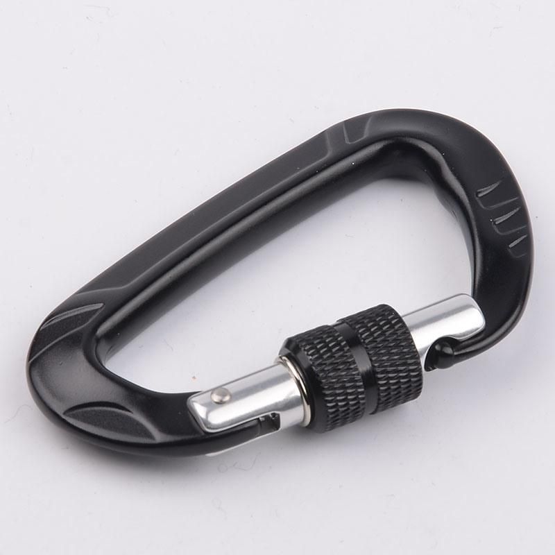 Kingslings Heavy Duty 12kn 7075 Aluminum Screw Locking Climbing Carabiner Hook for Outdoor