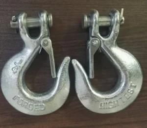 Rigging Carbon Steel Drop Forged S322 Heavy Lifting Swivel Hook with Latch