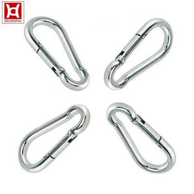Zinc Plated Spring Snap Hook Carabiner Dual Spring Wire Gate Snap Hooks