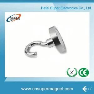 Neodymium Rare Earth Dia. 25mm Magnetic Holder Hook