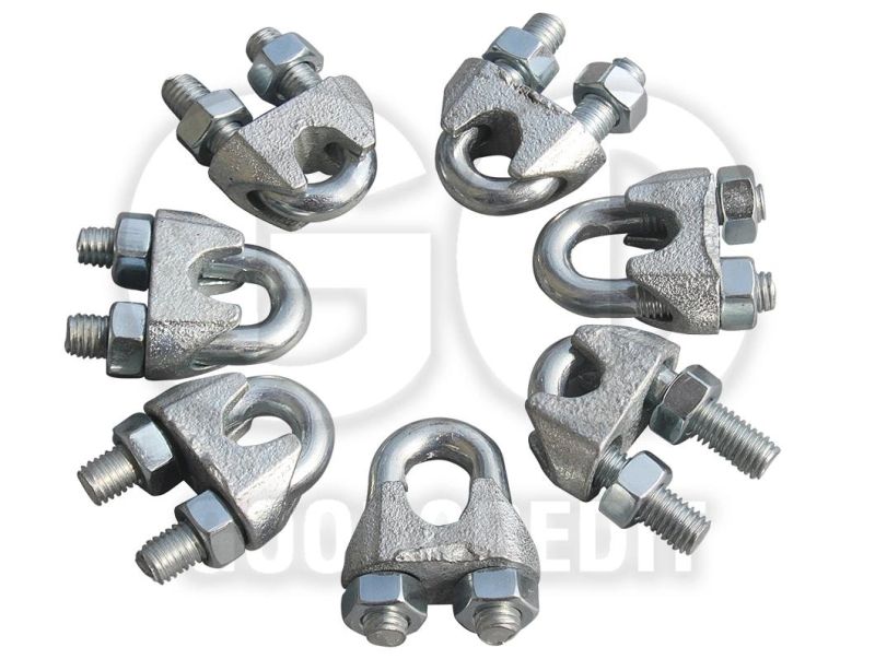 Malleable Iron Wire Rope Clamp Eg DIN741/DIN1142/Type a/Type B/Us Type Drop Forged Wire Rope Clip