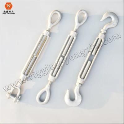 Turnbuckle High Quality DIN1480 Galvanized Drop Forged Eye Hook Turnbuckle