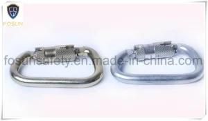Double Locking Carabiner Ds21-2 Made of Carbon Steel