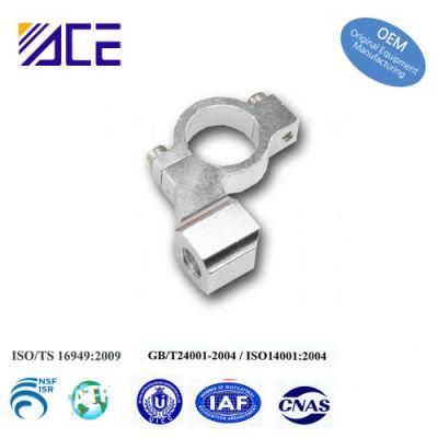 Machining Parts Aluminum Cable Clamp, OEM Metal Clamp for Industry, Hose Clamp