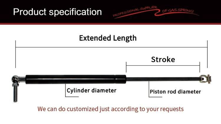 Gas Spring for Computer Screen Monitor Arm