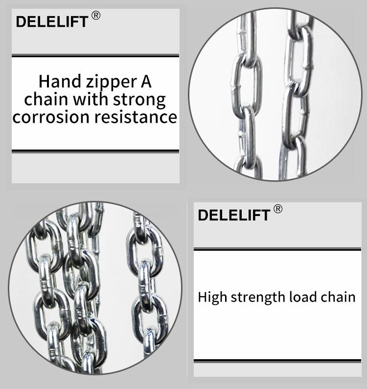 G80 G70 Galvanized Alloy Steel Welded Rigging Forged Lifting Chain for Chain Hoist Block Ship Ancor Chain