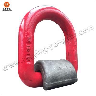High Strength Forged Steel G80 Pivot Links Container Lifting D Ring|Red D Ring|G80 D Ring