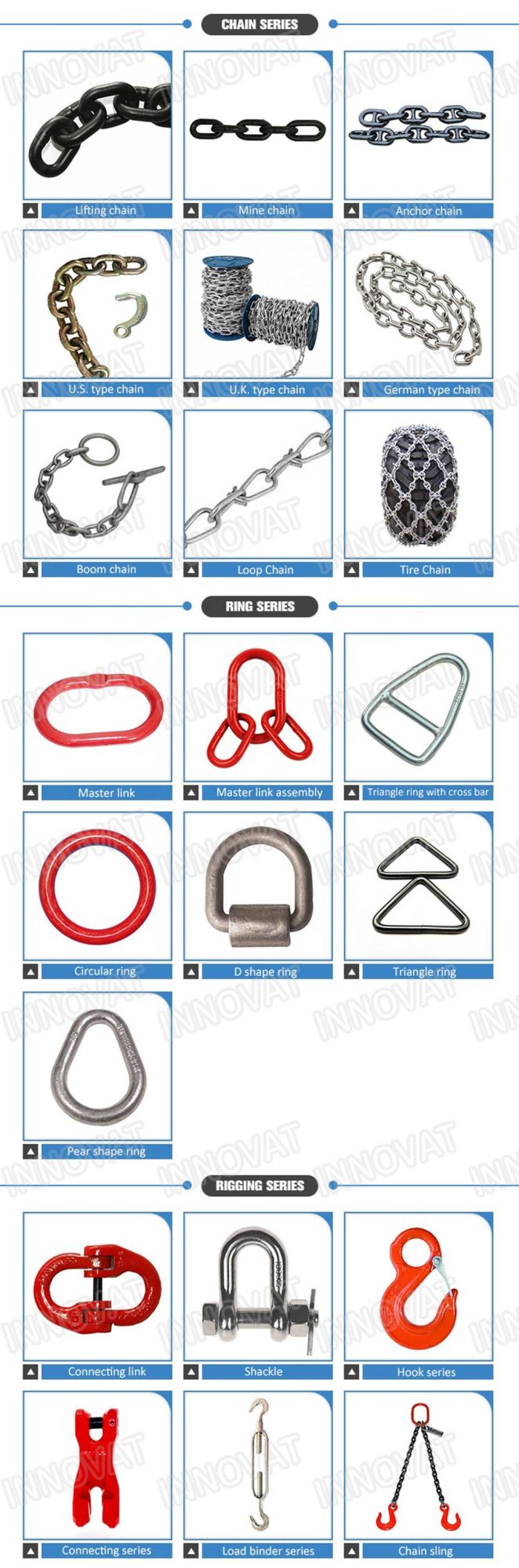 Lifting Chain Alloy Steel Calibrate Hoist Load Drag Loading Round Chain Link