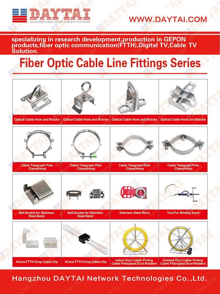 S Type FTTH High Tension Fiber Optic Tension Clamp