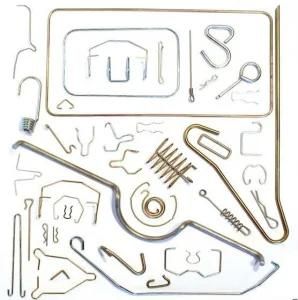 Custom CNC Wire Forming Bending Springs Golden Wire Forming for Computer Keyboard Spring