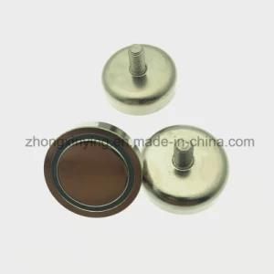 D36mm External Thread Pot Magnet