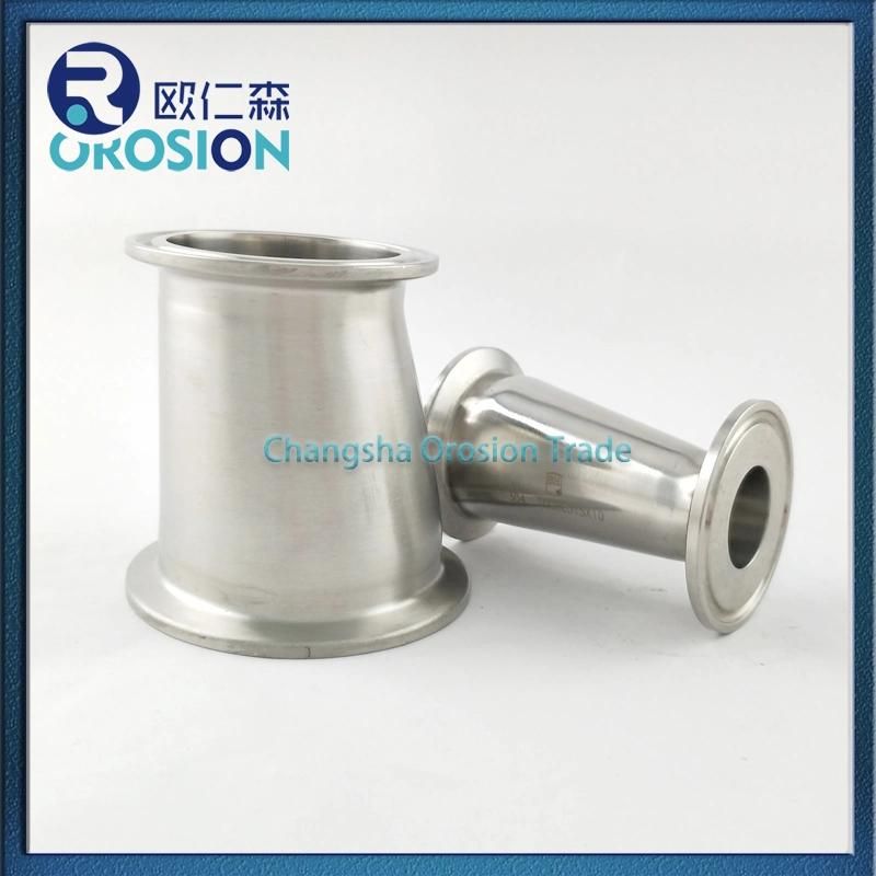 Sanitary Stainless Steel Pipe Fitting Tri Clamp Concentric Reducer