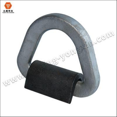 Factory Price Ferry Lashing Ring D Link D Ring with Strap|Customized Carbon Steel Lashing Ring