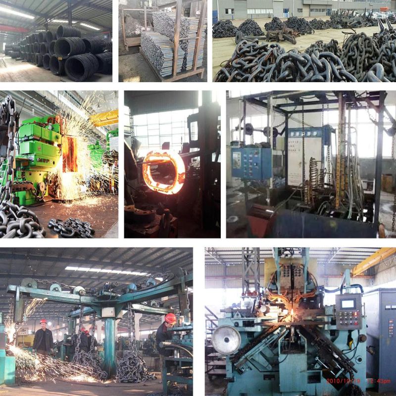 Butt Flash Welding High Breaking Load Blackening Lifting Link Chain