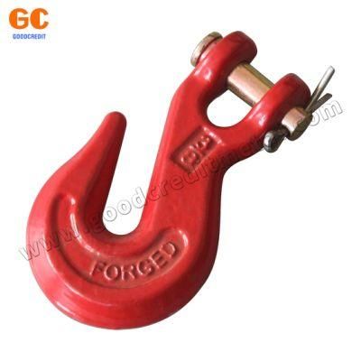 Eye Sling Grab Shank Swivel Hook with Safety Latch Forged