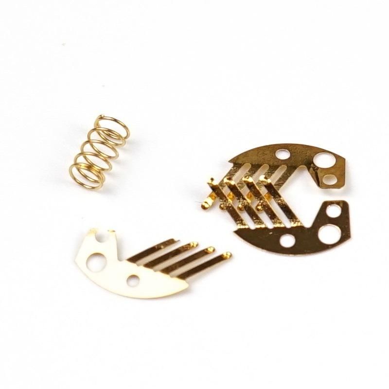 Dongguan Manufacturer Custom Brass Electrical Contacts Flat Leaf Spring