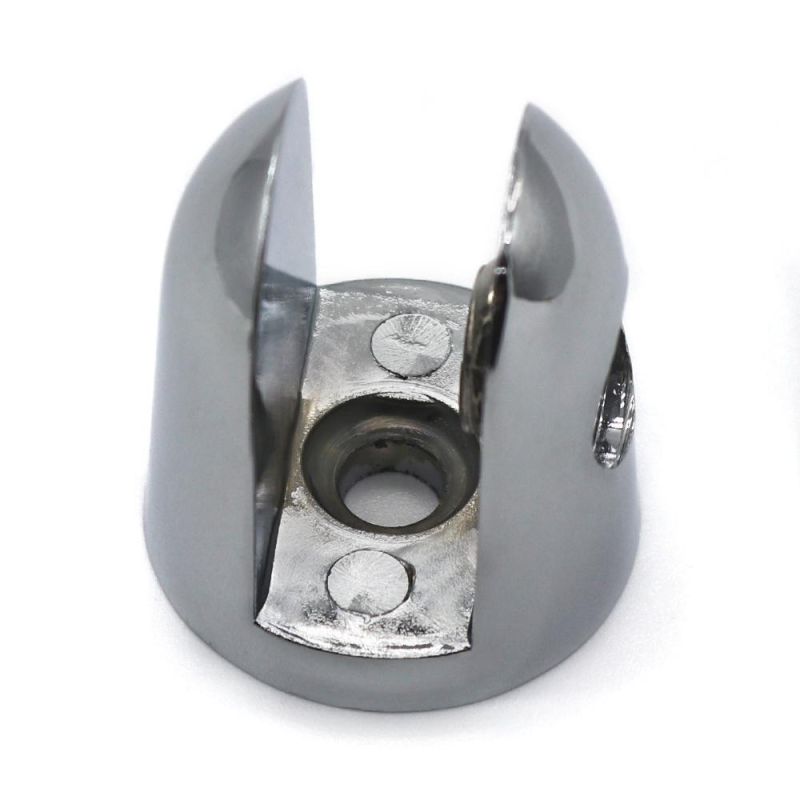 Wholesale Round Shape Chrome Plated Glass Holding Clamp